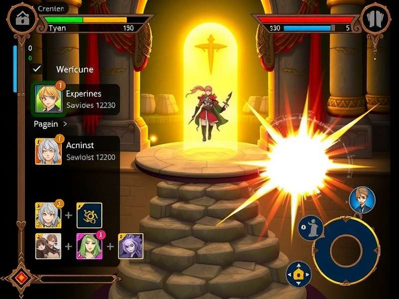 Sacred Journey Ace gameplay screenshot showing character in mystical environment